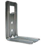 L Montaj Ayağı Galvanizli 18 cm - Görsel 2